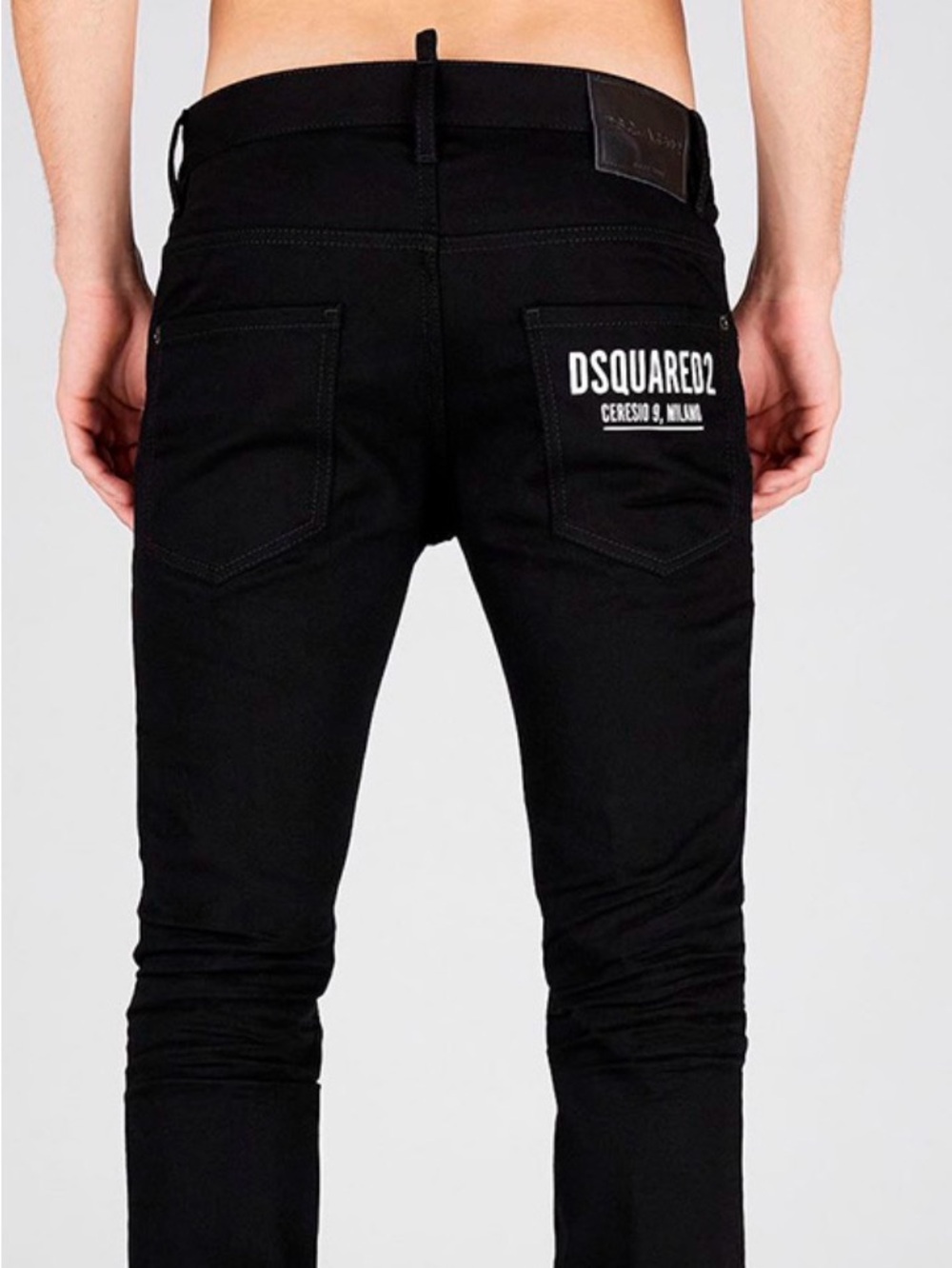 DSQUARED2 Men's Slim Black Denim Jeans